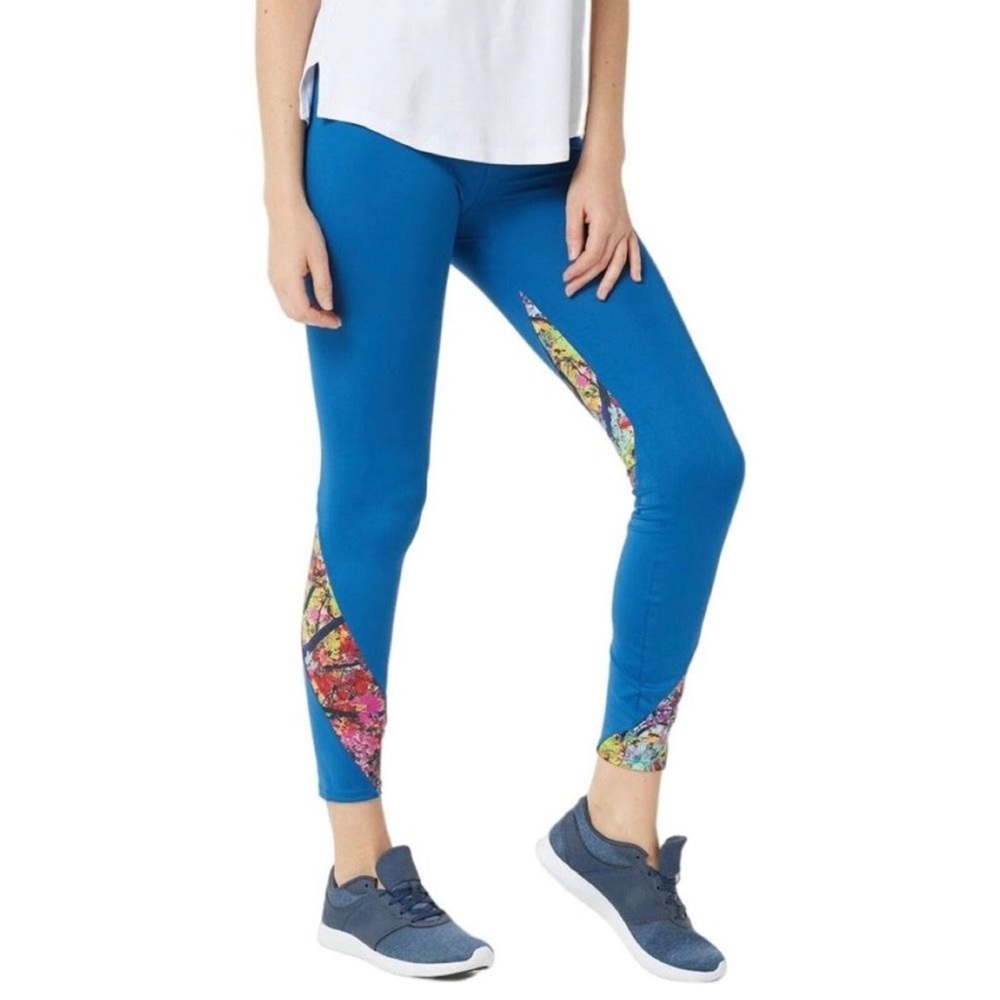 Soulgani Active Heart It All Ohio Twin Soul Leggings Women's Royal Blue